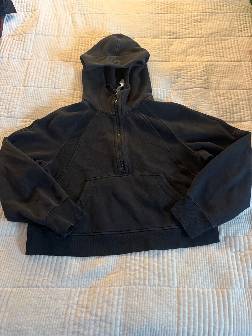 lululemon athletica Black Half-Zip Hoodie